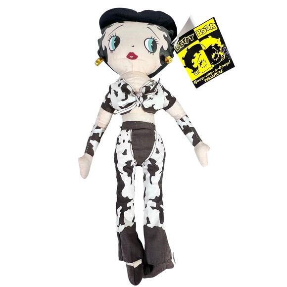 Vintage Betty Boop Plush Dolls Lot Of 10 Christmas Cowgirl Red Pink Dress Groovy - Picture 12 of 16